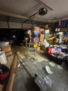 Garage door opener replacement and cable repair inspection for a snapped garage door cable problem