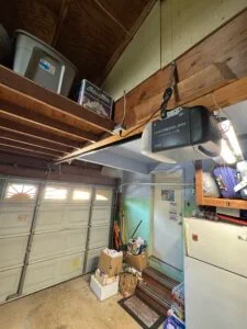 Chamberlain garage door opener and cable system inspection for a Long Beach garage door repair job