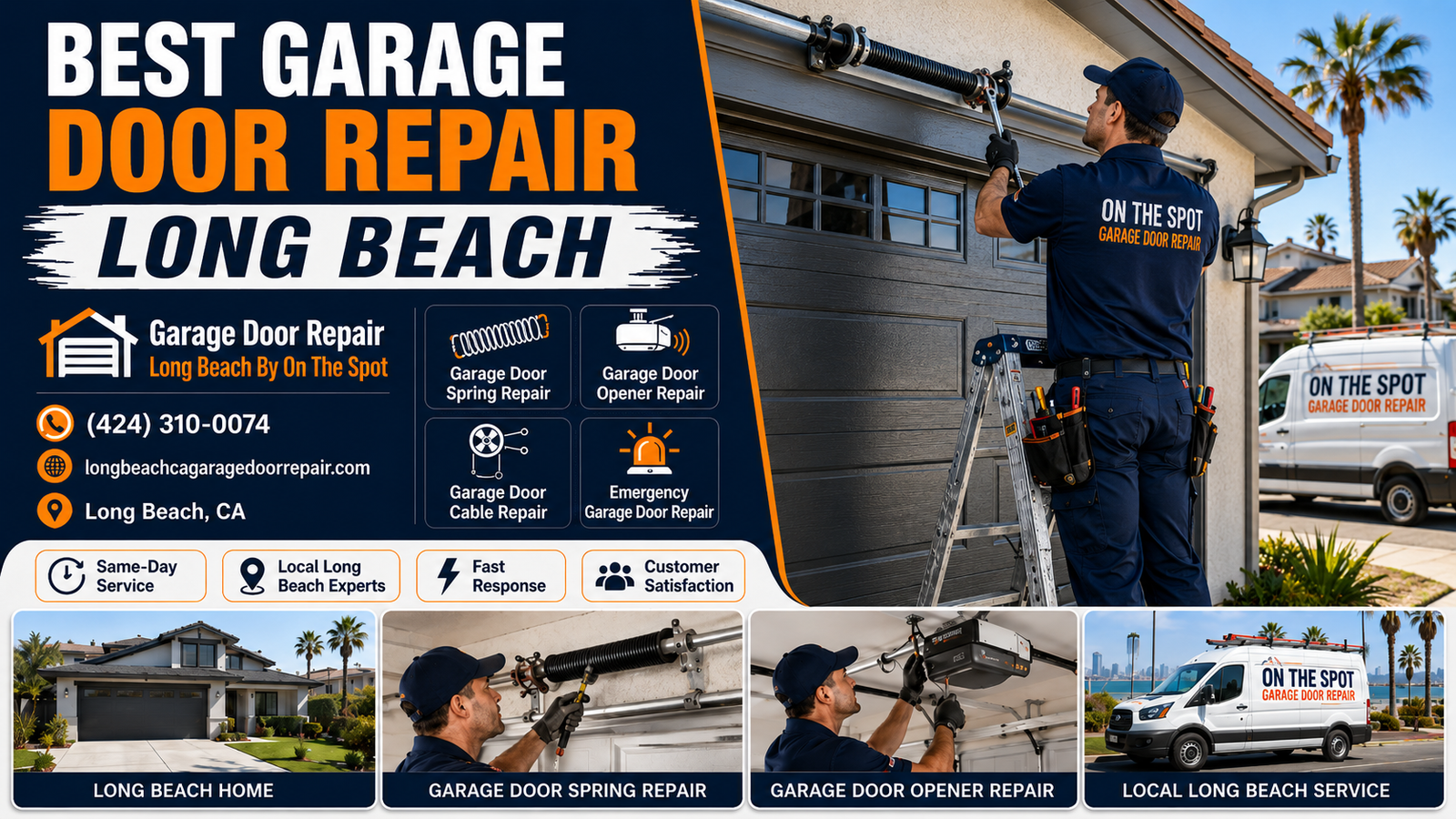 Best garage door repair Long Beach 2026 homeowner hiring guide