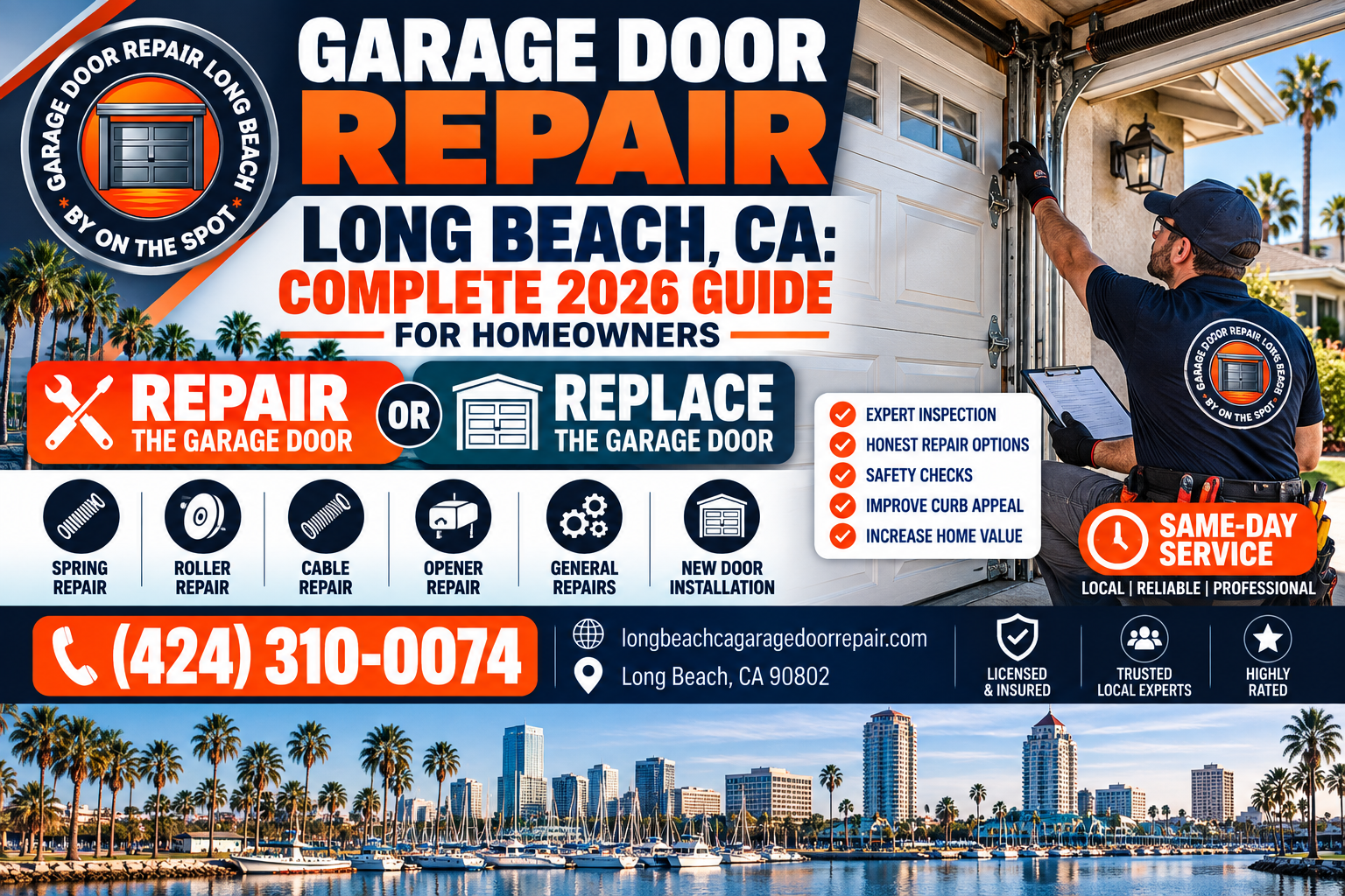 Garage Door Repair Long Beach, CA: Complete 2026 Guide for Homeowners